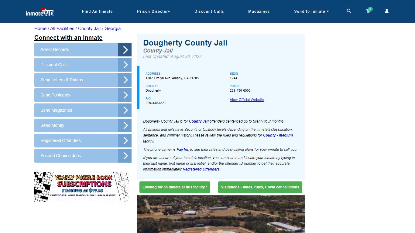 Dougherty County Jail - Inmate Locator - Albany, GA